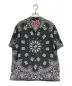 SUPREME（シュプリーム）の古着「Bandana Silk S/S Shirt」｜ブラック