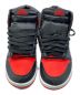 NIKE (ナイキ) AIR JORDAN 1 HIGH OG ブラック×レッド サイズ:26cm(US9) 未使用品：12000円