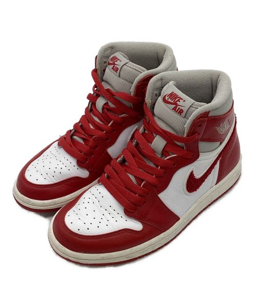 NIKE（ナイキ）NIKE (ナイキ) WMNS Air Jordan 1 High OG レッド サイズ:23.5の古着・服飾アイテム