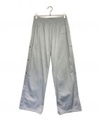 Y. PROJECTワイプロジェクト）の古着「Snap Off Denim Track Pants」｜グレー