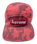 SUPREME (シュプリーム) Flames Jacquard Denim Camp Cap レッド サイズ:-：8000円