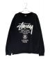 stussy（ステューシー）の古着「World Tour Sweatshirt」｜ブラック