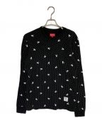 SUPREME×PLAY BOYシュプリーム×プレイボーイ）の古着「Waffle Thermal」｜ブラック