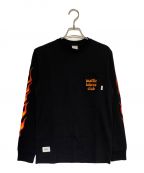 WTAPS×VANSダブルタップス×バンズ）の古着「FLAME L/S TEE」｜ブラック