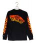 WTAPS (ダブルタップス) VANS (バンズ) FLAME L/S TEE ブラック サイズ:S：7000円