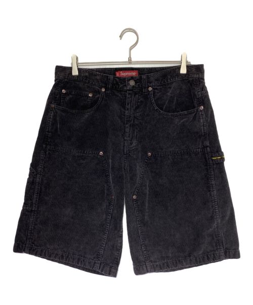 SUPREME（シュプリーム）SUPREME (シュプリーム) Washed Corduroy Double Knee Painter Short ブラック サイズ:32の古着・服飾アイテム