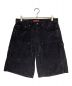 SUPREME（シュプリーム）の古着「Washed Corduroy Double Knee Painter Short」｜ブラック