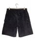 SUPREME (シュプリーム) Washed Corduroy Double Knee Painter Short ブラック サイズ:32：30000円