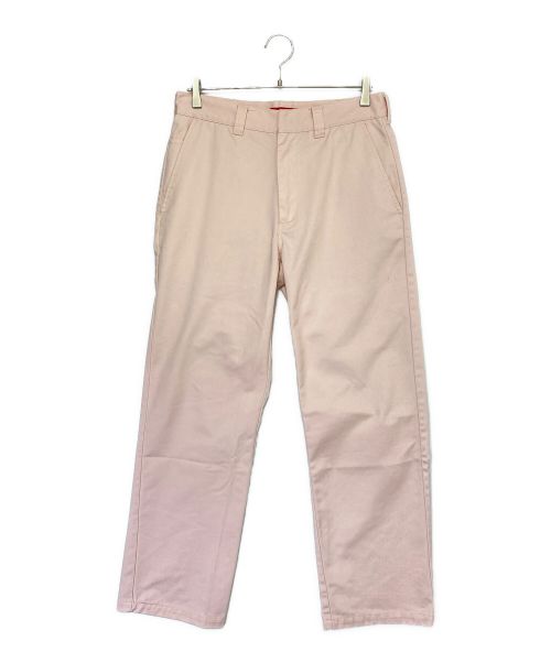 SUPREME（シュプリーム）SUPREME (シュプリーム) WORK PANT ピンク サイズ:30の古着・服飾アイテム