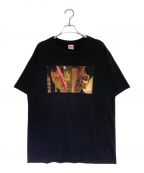 SUPREMEシュプリーム）の古着「Split Tee」｜ブラック