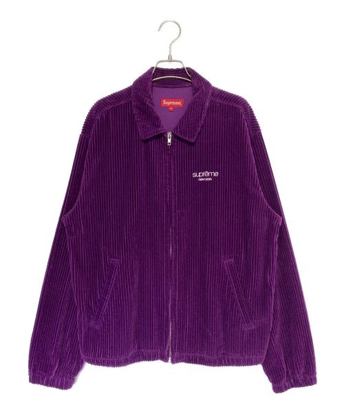 SUPREME（シュプリーム）SUPREME (シュプリーム) Wide WALE Corduroy Harrington Jacket パープル サイズ:Mの古着・服飾アイテム