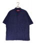 SUPREME（シュプリーム）の古着「Loose Fit Mini Plaid S/S Shirt」｜ネイビー