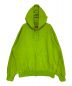 SUPREME（シュプリーム）の古着「Overdyed Small Box Zip Up Hooded Sweatshirt」｜黄緑