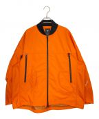 D-VEC×ALMOSTBLACKディーベック×オールモストブラック）の古着「WINDSTOPPER 3L SHIRT BLOUSON」｜オレンジ