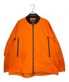 D-VEC×ALMOSTBLACK（ディーベック×オールモストブラック）の古着「WINDSTOPPER 3L SHIRT BLOUSON」｜オレンジ