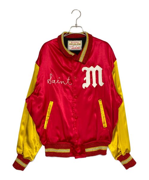 SAINT MICHAEL（セントマイケル）SAINT MICHAEL (セントマイケル) VARSITY JACKET レッド サイズ:Sの古着・服飾アイテム