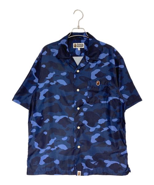 A BATHING APE（アベイシングエイプ）A BATHING APE (アベイシングエイプ) COLOR CAMO APE HEAD ONE POINT SHIRT 10 サイズ:Mの古着・服飾アイテム