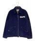 A BATHING APE（アベイシングエイプ）の古着「BAPE Melton Zip Jacket」｜ブルー