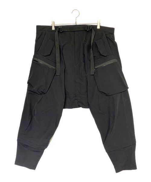 ACRONYM（アクロニウム）ACRONYM (アクロニウム) Ultrawide Drawcord Cargo Trouser ブラック サイズ:Lの古着・服飾アイテム