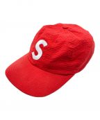 SUPREMEシュプリーム）の古着「Seersucker S Logo 6-Panel」｜レッド