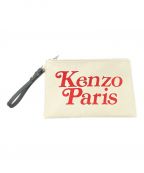 KENZO×VERDYケンゾー×ヴェルディ）の古着「ラージ キャンバス ポーチ」｜ベージュ