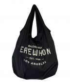 BALENCIAGA×EREWHONバレンシアガ×エレホン）の古着「ErewhonR Los Angeles トートバッグ」｜ブラック