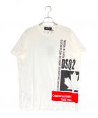 DSQUARED2ディースクエアード）の古着「Tシャツ」｜ホワイト