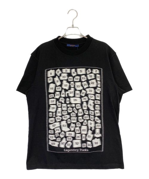 LOUIS VUITTON（ルイ ヴィトン）LOUIS VUITTON (ルイ ヴィトン) レジェンダリー トランク Tシャツ ブラック サイズ:Lの古着・服飾アイテム