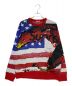 SUPREME（シュプリーム）の古着「Digital Flag Sweater」｜レッド×ブルー