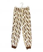 GUCCI×THE NORTH FACEグッチ×ザ ノース フェイス）の古着「WEB PRINT TECHNICAL JERSEY JOGGER PANT」｜ホワイト