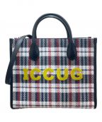 GUCCIグッチ）の古着「ICCUG エンブロイダリー スモール トートバッグ」