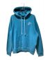 LOUIS VUITTON（ルイ ヴィトン）の古着「Signature Hoodie with Embroidery（シグネチャーフーディウィズ エンブロイダリー）」｜スカイブルー