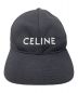 CELINE (セリーヌ) 刺繍ロゴベースボールキャップ ブラック サイズ:L：45000円