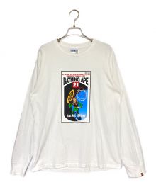 A BATHING APE（アベイシングエイプ）の古着「ロングスリーブカットソー」｜ホワイト