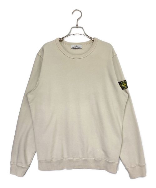 STONE ISLAND（ストーンアイランド）STONE ISLAND (ストーンアイランド) クルーネックスウェット アイボリー サイズ:Lの古着・服飾アイテム