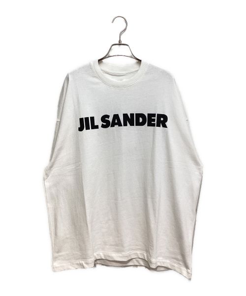 JIL SANDER（ジルサンダー）JIL SANDER (ジルサンダー) 19AW ロゴプリントTシャツ ホワイト サイズ:Mの古着・服飾アイテム