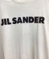 中古・古着 JIL SANDER (ジルサンダー) 19AW ロゴプリントTシャツ ホワイト サイズ:M：27000円