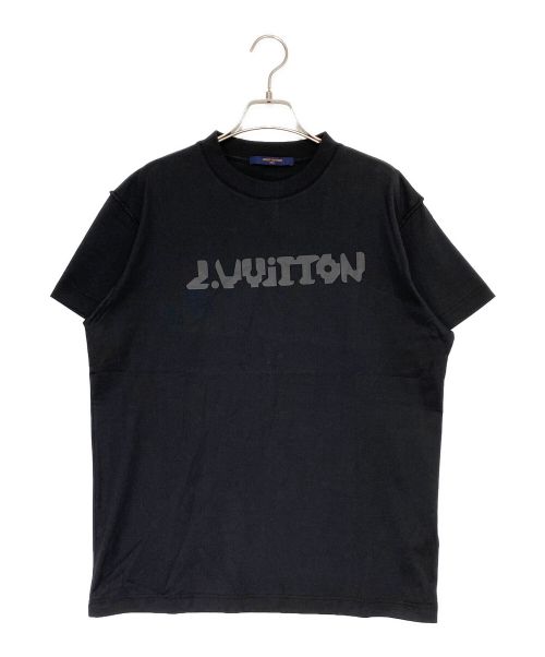 LOUIS VUITTON（ルイ ヴィトン）LOUIS VUITTON (ルイ ヴィトン) テルモヒートリアクティブプリントTシャツ ブラック サイズ:Sの古着・服飾アイテム