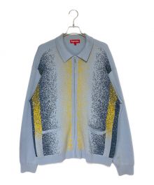 SUPREME（シュプリーム）の古着「Gradient Stripe Zip Up Cardigan」｜スカイブルー