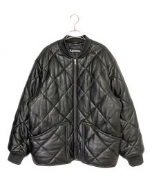 SUPREME（シュプリーム）の古着「Quilted Leather Work Jacket」｜ブラック