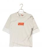 SUPREME×MM6 Maison Margielaシュプリーム×エムエムシックス メゾンマルジェラ）の古着「Box Logo Tee」｜ホワイト