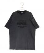 BALENCIAGAバレンシアガ）の古着「Property T-Shirt」｜ブラック