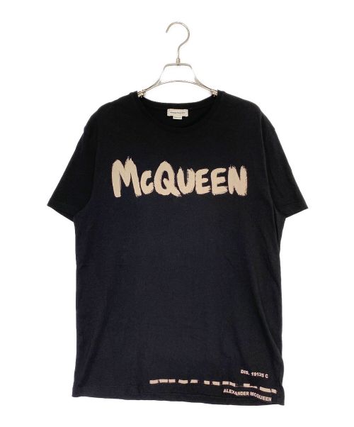 ALEXANDER McQUEEN（アレキサンダーマックイーン）ALEXANDER McQUEEN (アレキサンダーマックイーン) アレキサンダーマックイーン グラフィティ ロゴ Tシャツ ブラック サイズ:Lの古着・服飾アイテム