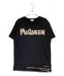 ALEXANDER McQUEEN（アレキサンダーマックイーン）の古着「アレキサンダーマックイーン グラフィティ ロゴ Tシャツ」｜ブラック