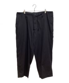 Y's for men（ワイズフォーメン）の古着「KATSURAGI TRIPLE STITCH PAINTER PANTS (カツラギトリプルステッチペインターパンツ)」｜ブラック