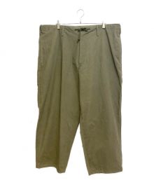 Y's for men（ワイズフォーメン）の古着「MILITARY POPLIN PAINTER PANTS WITH TRIPLE STITCH （ミリタリーポプリンペインターパンツウィズトリプルステッチ）」｜オリーブ