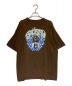 stussy (ステューシー) HIBISCUS & CHIMPANZEE RIDER TEE ブラウン サイズ:XL：8000円