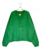 SAINT MICHAELセントマイケル）の古着「CARDIGAN/MOHAIR/GREEN」｜グリーン