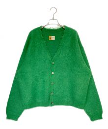 SAINT MICHAEL（セントマイケル）の古着「CARDIGAN/MOHAIR/GREEN」｜グリーン