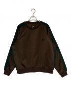 Needlesニードルズ）の古着「Track Crew Neck Shirt」｜ブラウン